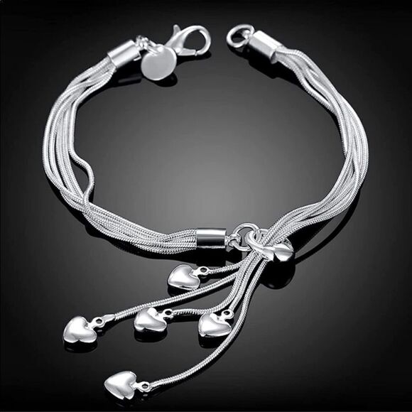 NEW 925 Sterling Silver Bracelet - Picture 1 of 6